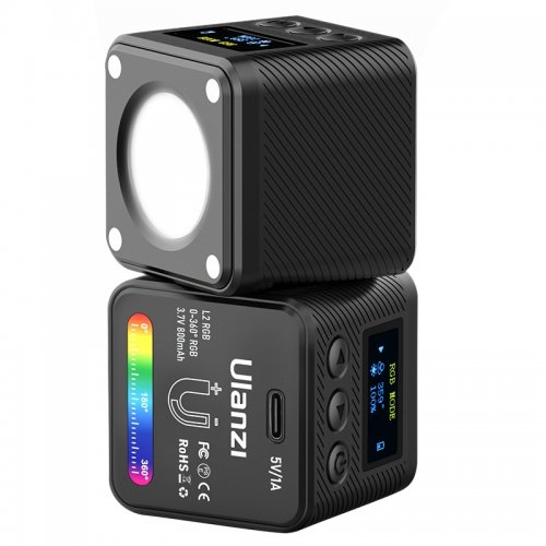 Відеосвітло Ulanzi VIJIM L2 RGB COB Video Light 4W (UV-2878 L2 RGB) Black купити в Україні | Telemart фото