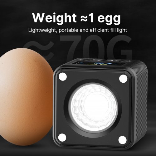 Відеосвітло Ulanzi VIJIM L2 RGB COB Video Light 4W (UV-2878 L2 RGB) Black купити в Україні | Telemart фото