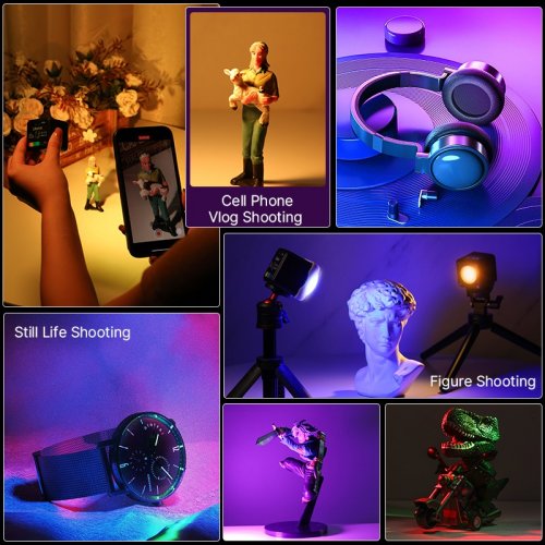 Відеосвітло Ulanzi VIJIM L2 RGB COB Video Light 4W (UV-2878 L2 RGB) Black купити в Україні | Telemart фото