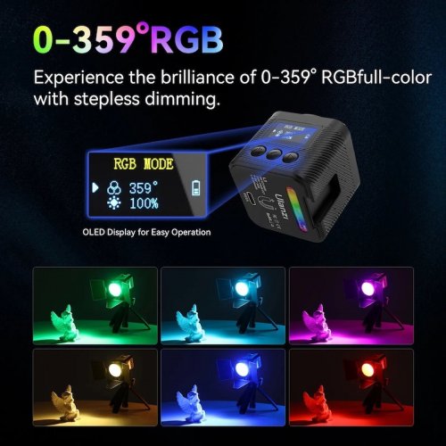 Відеосвітло Ulanzi L3 RGB COB Fill Light 5W (UV-L052GBB1 L3 RGB) Black купити в Україні | Telemart фото