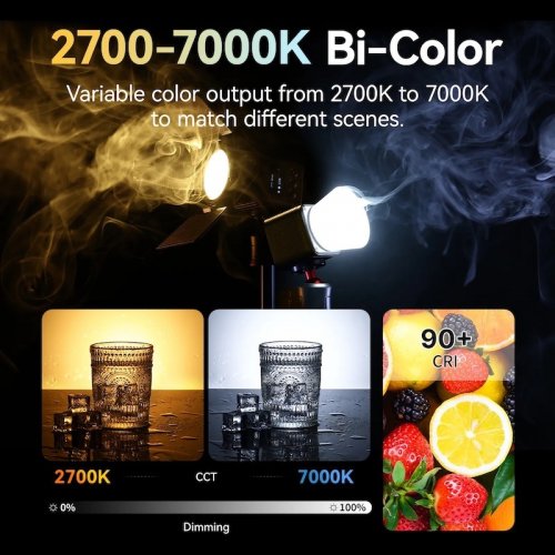 Відеосвітло Ulanzi L3 RGB COB Fill Light 5W (UV-L052GBB1 L3 RGB) Black купити в Україні | Telemart фото