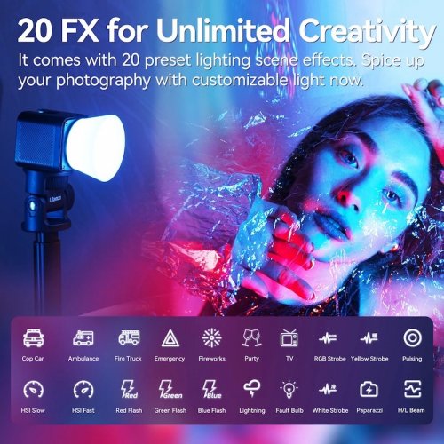 Відеосвітло Ulanzi L3 RGB COB Fill Light 5W (UV-L052GBB1 L3 RGB) Black купити в Україні | Telemart фото