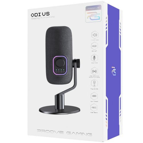 Уценка микрофон Proove Gaming Odius (GMOD00022401) Black (Вскрытая упаковка, 899598) купить в Украине | Telemart фото