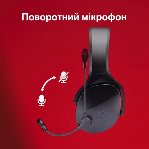 Навушники HyperX Cloud Jet Wireless (AJ0T1AA) Black купити в Україні | Telemart фото