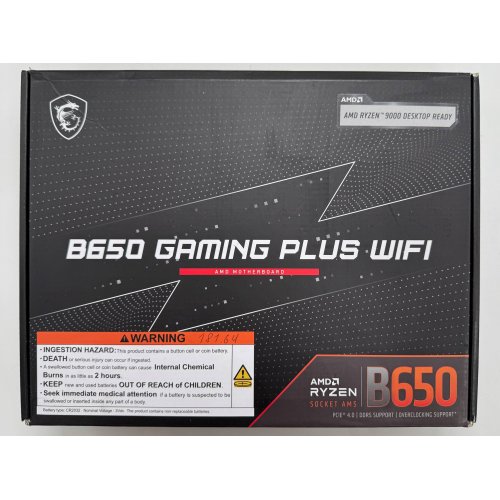 Материнская плата MSI B650 GAMING PLUS WIFI (sAM5, AMD B650) (Восстановлено продавцом, 899607) купить в Украине | Telemart фото
