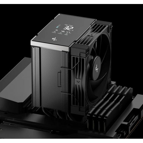 Уцінка кулер Deepcool AK700 DIGITAL NYX (R-AK700-BKNNMN-GJD-1) Black (Розкрита упаковка, 899691) купити в Україні | Telemart фото