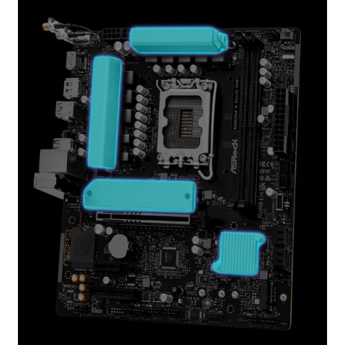 Материнская плата AsRock B860M-X Gen5 WiFi (s1851, Intel B860) купить в Украине | Telemart фото