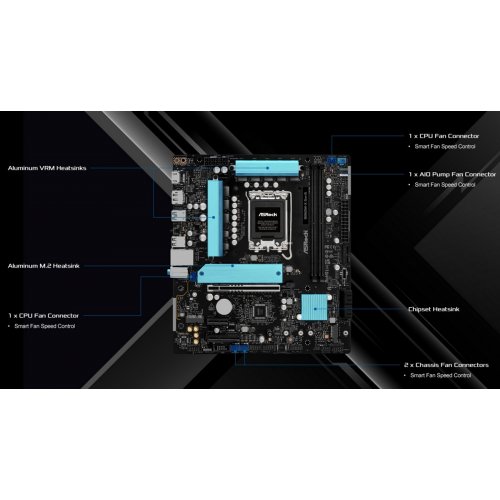 Материнская плата AsRock B860M-X Gen5 (s1851, Intel B860) купить в Украине | Telemart фото