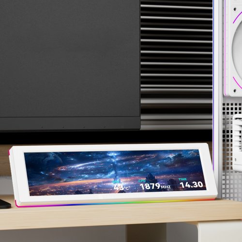 Екран Thermalright Trofeo Vision 9.16" ARGB LCD White купити в Україні | Telemart фото