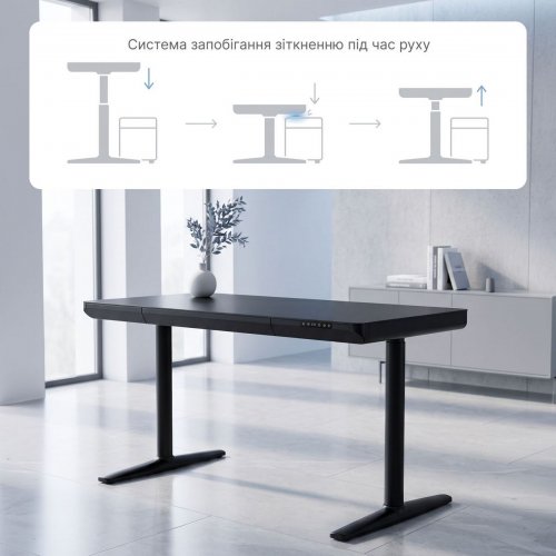 Стол с электрорегулировкой высоты OfficePro ODP1470 Black купить в Украине | Telemart фото