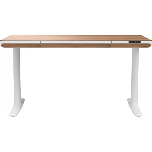 Стол с электрорегулировкой высоты OfficePro ODP1470 Light Wood/White купить в Украине | Telemart фото