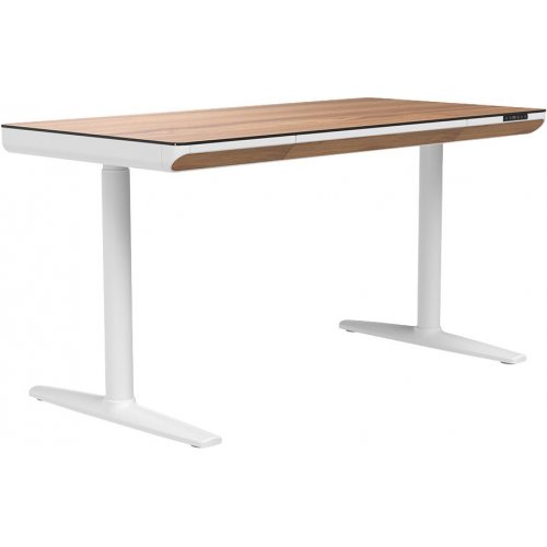 Стол с электрорегулировкой высоты OfficePro ODP1470 Light Wood/White купить в Украине | Telemart фото