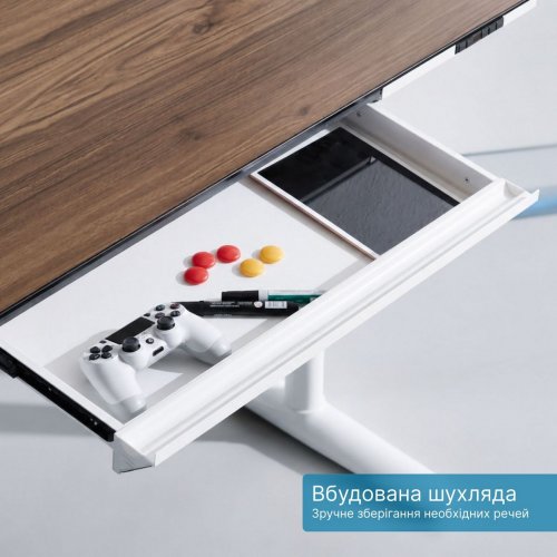 Стол с электрорегулировкой высоты OfficePro ODP1470 White купить в Украине | Telemart фото