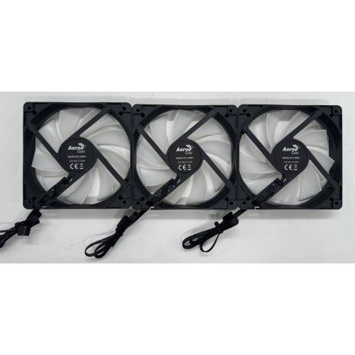 Набор кулеров для корпуса Aerocool Frost 12 PWM FRGB 3 in 1 Black (Восстановлено продавцом, 899988) купить в Украине | Telemart фото