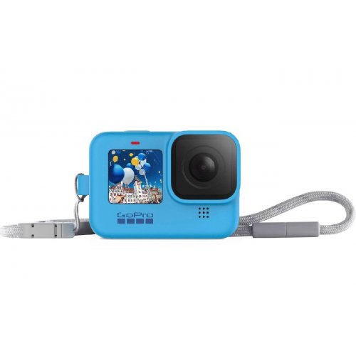 Чохол GoPro Sleeve&Lanyard для HERO9 (ADSST-003) Blue купити в Україні | Telemart фото