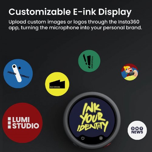 Беспроводная микрофонная система Insta360 Mic Pro (2TX+1RX) купить в Украине | Telemart фото