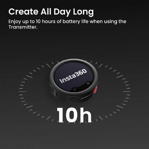 Беспроводная микрофонная система Insta360 Mic Pro (1TX+1RX) купить в Украине | Telemart фото