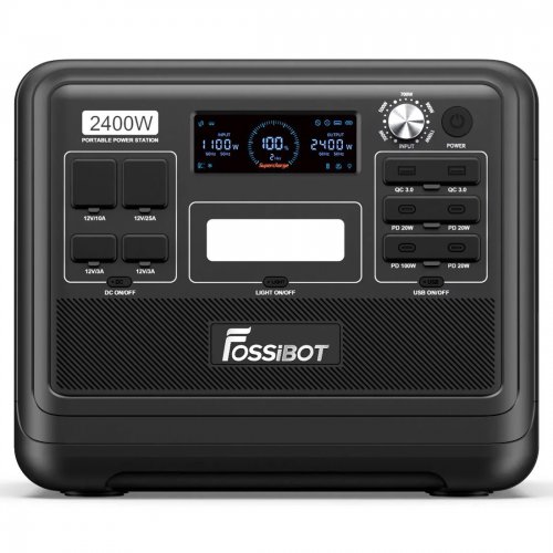 Зарядна станція Fossibot F2400 2400W 2048Wh Black купити в Україні | Telemart фото