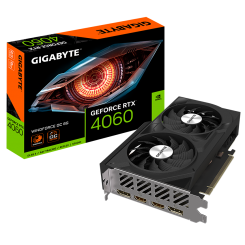 Видеокарта Gigabyte GeForce RTX 4060 Windforce OC 8192MB (GV-N4060WF2OC-8GD) (Восстановлено продавцом, 900022)