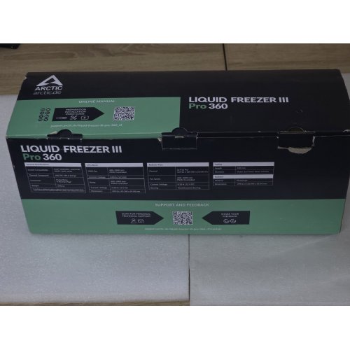 Уцінка готова сво Arctic Liquid Freezer III Pro 360 (ACFRE00180A) Black (Пошкоджено пакування, 900038) купити в Україні | Telemart фото