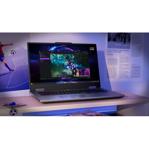 Ноутбук Lenovo LOQ 17IRX10 (83JH00FURA) Luna Grey купити в Україні | Telemart фото