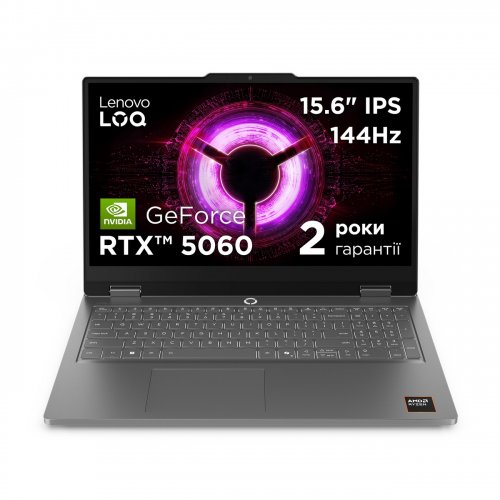 Ноутбук Lenovo LOQ Essential 15ARP11 (83VA000QRA) Luna Grey купити в Україні | Telemart фото