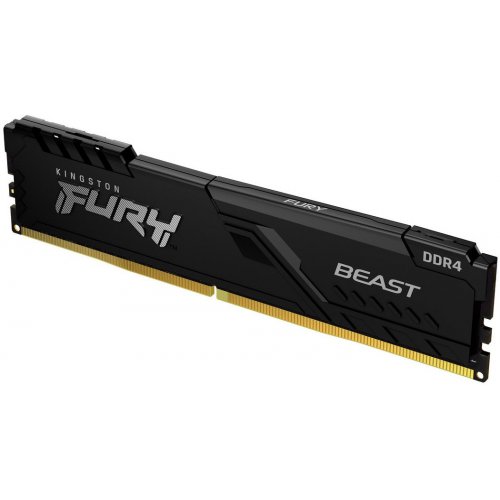 Уцінка озп Kingston DDR4 8GB 3200Mhz FURY Beast Black (KF432C16BB/8) (Розкрита упаковка, 900105) купити в Україні | Telemart фото