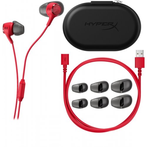 Наушники HyperX Cloud Earbuds III S (BN7S2AA) Red купить в Украине | Telemart фото