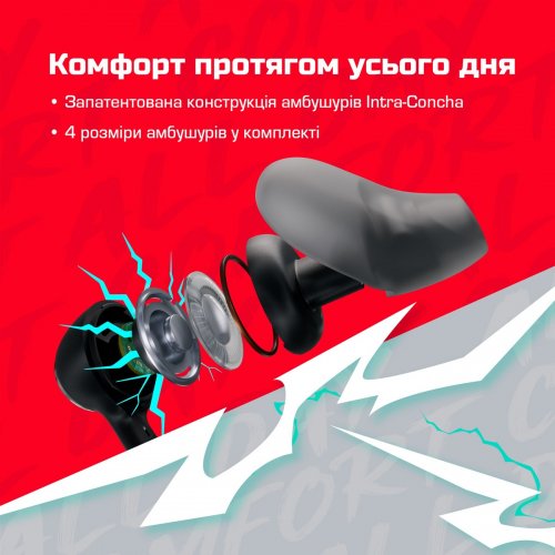 Наушники HyperX Cloud Earbuds III S (BN7S2AA) Red купить в Украине | Telemart фото