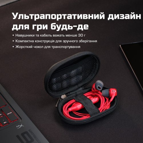 Наушники HyperX Cloud Earbuds III S (BN7S2AA) Red купить в Украине | Telemart фото