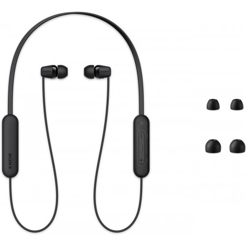 Навушники Sony WI-C100 (WIC100B.CE7) Black купити в Україні | Telemart фото