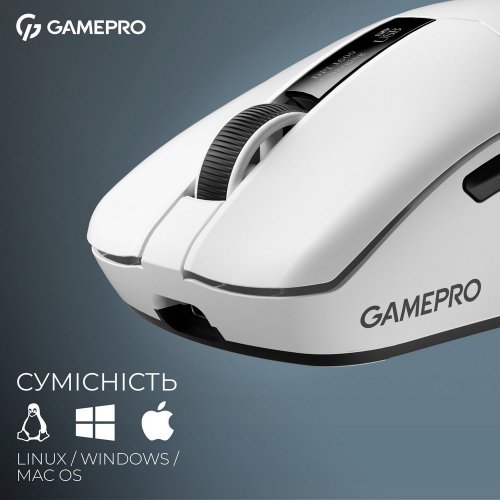 Уцінка миша GamePro Genesis Asgard Thor GM023 White (Розкрита упаковка, 900150) купити в Україні | Telemart фото