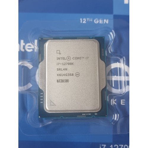 Уцінка процесор Intel Core i7-12700K 3.6(5.0)GHz 25MB s1700 Box (BX8071512700K) (Розкрита упаковка, 900227) купити в Україні | Telemart фото