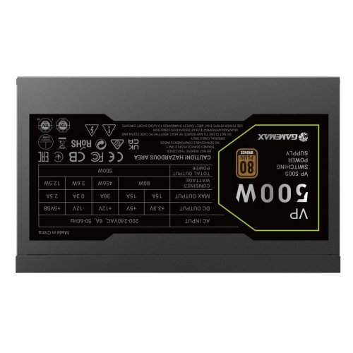 Блок питания GAMEMAX VP 500S 500W (VP 500S BK) купить в Украине | Telemart фото