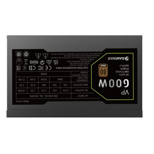 Блок живлення GAMEMAX VP 600S 600W (VP 600S BK) купити в Україні | Telemart фото
