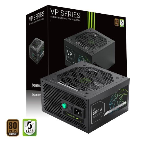 Блок живлення GAMEMAX VP 600S 600W (VP 600S BK) купити в Україні | Telemart фото