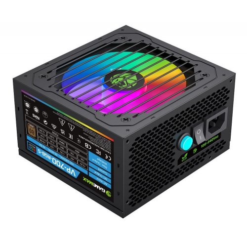 Блок питания GAMEMAX VP 700S RGB 700W (VP 700S BK-RGB) купить в Украине | Telemart фото