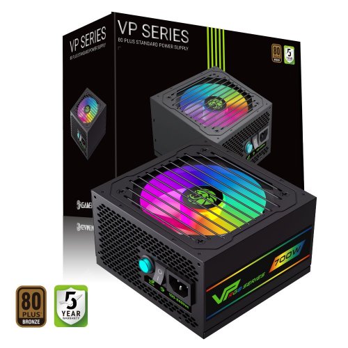 Блок питания GAMEMAX VP 700S RGB 700W (VP 700S BK-RGB) купить в Украине | Telemart фото