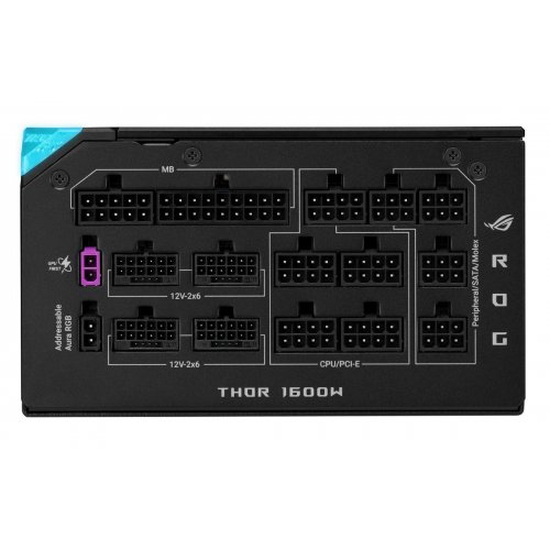 Блок живлення Asus ROG Thor 1600W Platinum III ROG Equalizer (90YE00VB-B0NA00) Black купити в Україні | Telemart фото