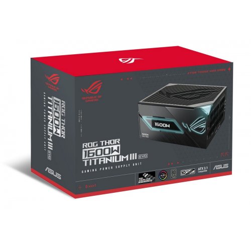 Блок живлення Asus ROG Thor 1600W Platinum III ROG Equalizer (90YE00VB-B0NA00) Black купити в Україні | Telemart фото
