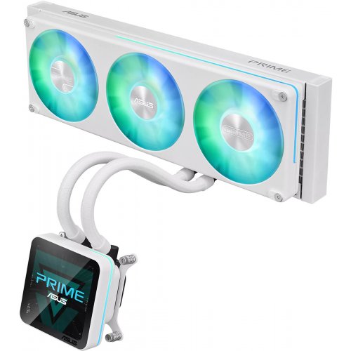 Готова СВО Asus PRIME SLC II 360 ARGB LCD (90RC01W2-B0EAY0) White купити в Україні | Telemart фото