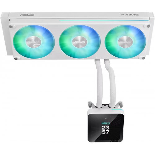 Готова СВО Asus PRIME SLC II 360 ARGB LCD (90RC01W2-B0EAY0) White купити в Україні | Telemart фото