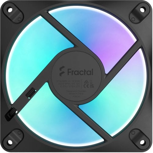 Кулер для корпуса Fractal Design Dynamic 3 – 12 RGB (FD-F-DR3-1201) Black купить в Украине | Telemart фото