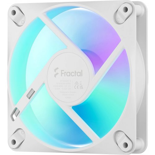 Кулер для корпусу Fractal Design Dynamic 3 – 12 Reverse RGB (FD-F-DR3-1205) White купити в Україні | Telemart фото
