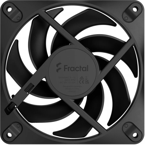 Кулер для корпуса Fractal Design Dynamic 3 – 12 (FD-F-DY3-1201) Black купить в Украине | Telemart фото