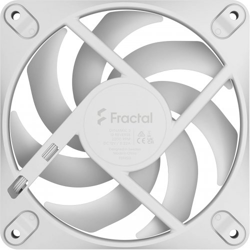 Кулер для корпусу Fractal Design Dynamic 3 – 12 Reverse (FD-F-DY3-1203) White купити в Україні | Telemart фото