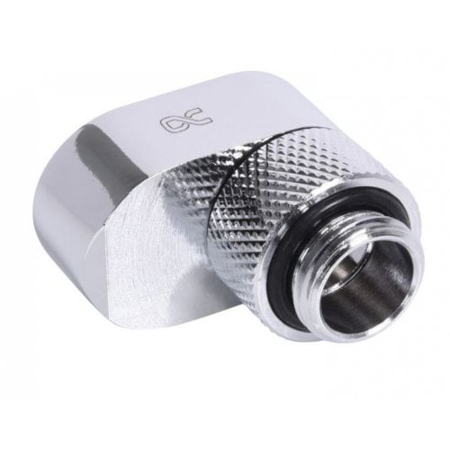 Фітінг Alphacool Eiszapfen 16mm Off Set Fitting Rotatable - Chrome (17602) купити в Україні | Telemart фото