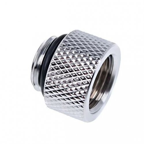 Фитинг Alphacool Icicle Extension G1/4 AG to G1/4 IG - Chrome (17255) купить в Украине | Telemart фото
