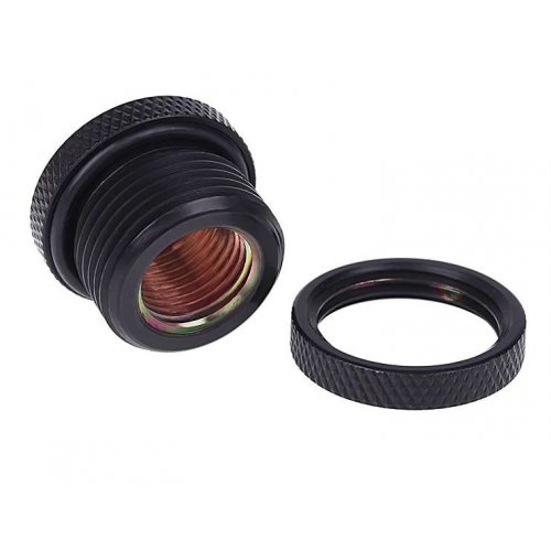Фитинг Alphacool HF Bulkhead Screw Connection G1/4 - Deep Black (17069) купить в Украине | Telemart фото