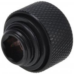 Фитинг Alphacool HT 13mm HardTube Screw-On Nozzle G1/4 - Knurled - Deep Black (17189)
